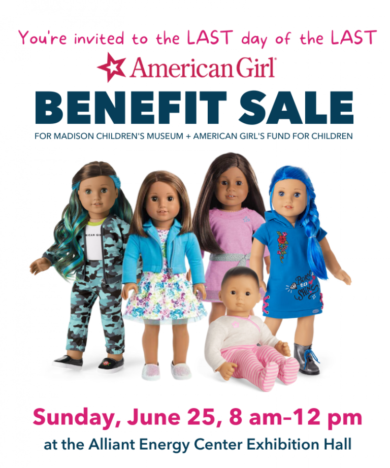 American Girl Benefit Sale Madison Children's Museum